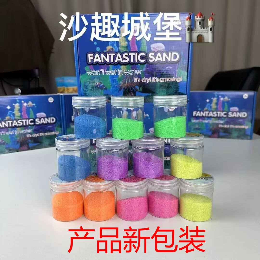 Tik Tok ยอดนิยมMAGICSAND ทรายวิเศษ น้ำบรรจุขวด Shaping ทราย...