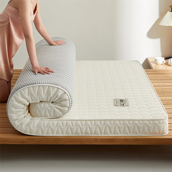 Milk velvet silk latex mattress cushion home student dormitory factory rental single tatami sponge mat wholesale