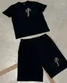 Fs03 black short suit [double line]