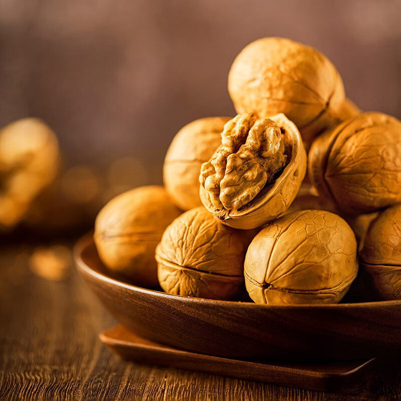 Laiyi herbal walnut 150g * 6 packs of nuts fried mountain dried fruit herbal pecan snacks