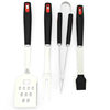 Amazon Hot Sale Stainless Steel BBQ Tools Set Home Outdoor BBQ Tools Combination PP Handle Baking Tool