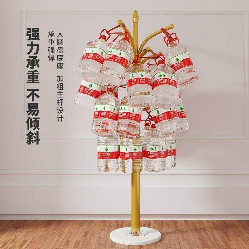 Marble Coat Rack Light Luxury Bedroom Clothes Drying Rack Floor-Standing Vertical Clothes Rack Hanging Bag Household Simple Rack