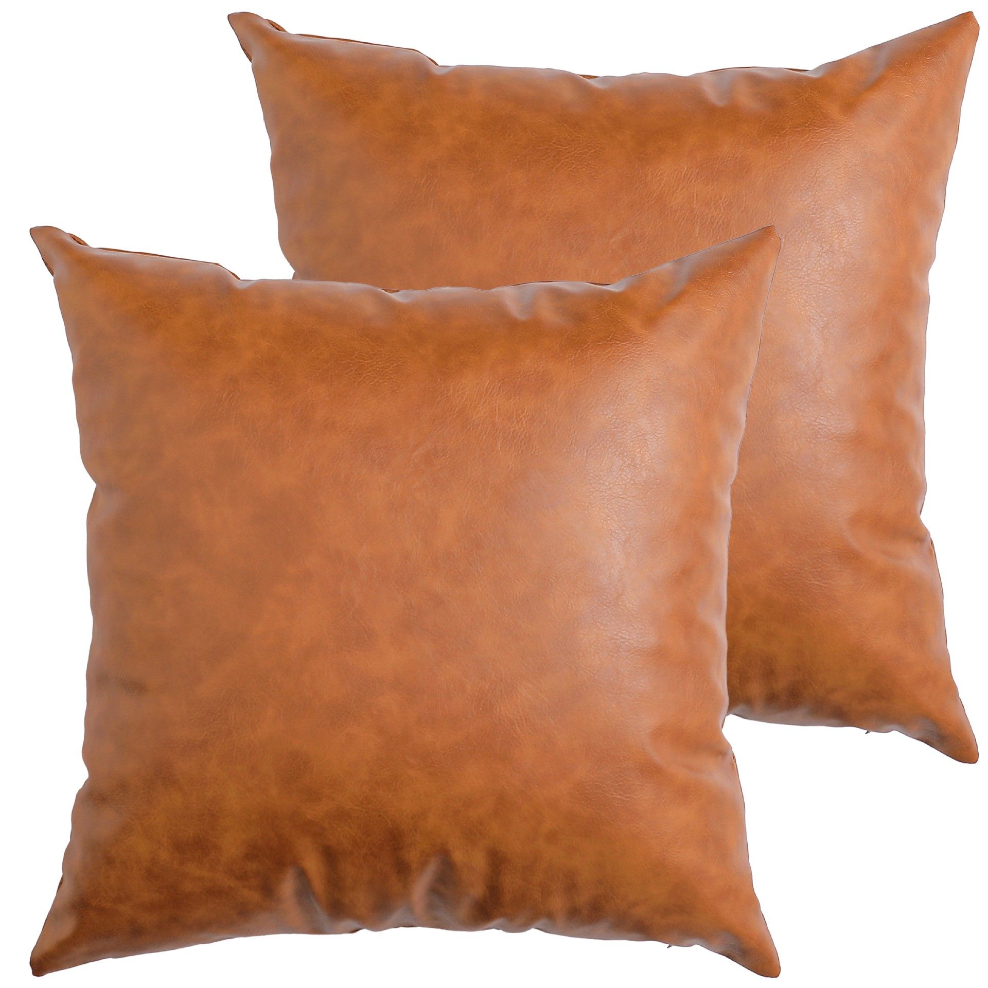 Light Luxury Amazon Home PU Leather Pillow Modern Sofa Pillow Case Waterproof Leather Foreign Trade Pillow Case Wholesale
