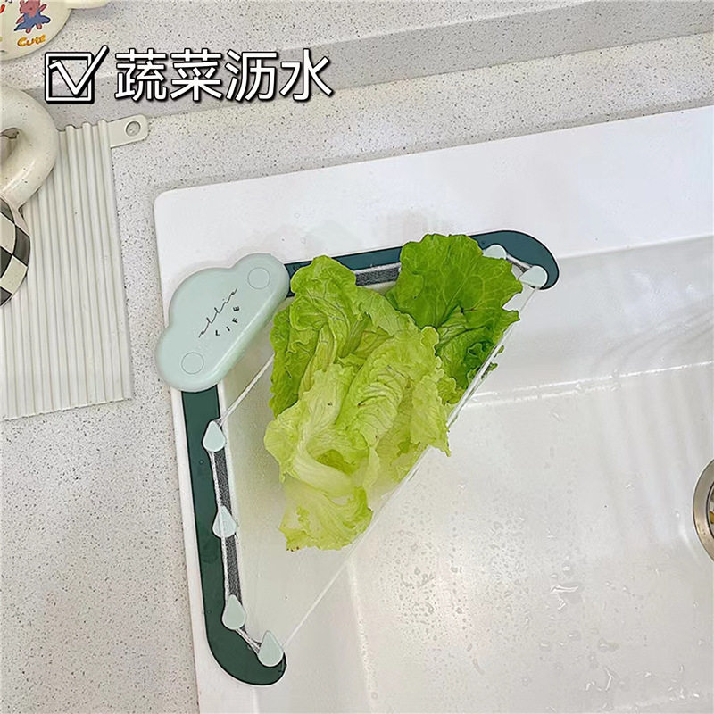 Kitchen 3-Corner Sink Garbage Filter Disposable Leftovers Residue Sink