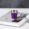 Factory Supply Stainless Steel Small Wine Cup with Chain Outdoor Portable Mini Wine Cup Cross-border Spirits Cup