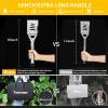 Amazon Stainless Steel Large Tube Handle Cloth Bag BBQ Tools Outdoor BBQ suit BBQ Tool Combination