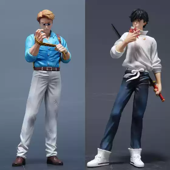 Anime Merchandise Jujutsu Kaisen Yuji Itadori Suguru Geto Standing Figure Model Box Set