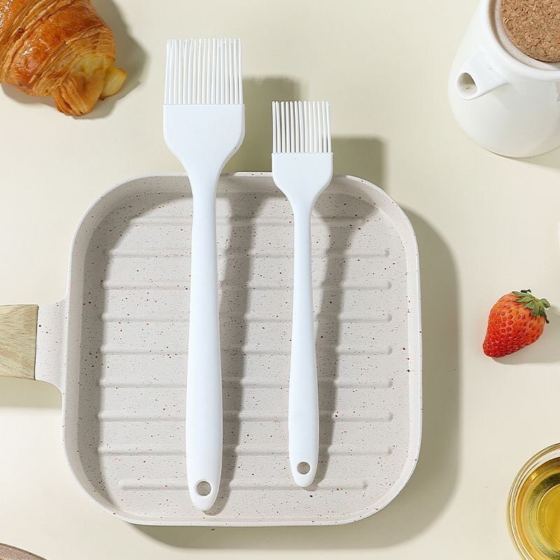 Barbecue Brush High Temperature Resistant Silicone Brush Kitchen Pancake Baking Household Oil Food Grade Brush No Hair Drop Oil Brush