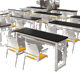 Training Table Long Table Training Table and Chair Integrated Conference Table and Chair Clearance Agency Tutoring Class Desk and Chair Employee Double