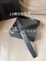 3.0 Black Buckle Napa Texture