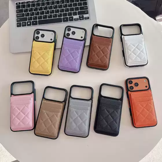 Suitable for Apple 17Pro Mobile Phone Case 11 Trendy Iphone12/14 Protective Cover X Luxury 13 New Women's Card Holder