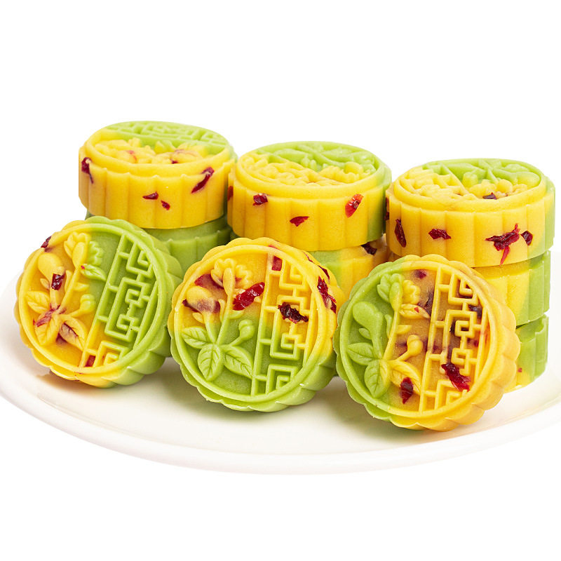 Smoothie green bean cake cranberry flavor chestnut cake snack snack snack leisure food