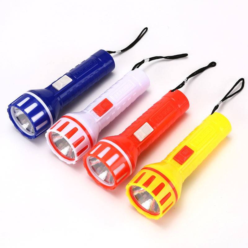 Factory wholesale two dollar store best selling mini small flashlight LED flashlight promotional small gifts luminous toys