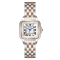 Rose white (mother-of-pearl) popular women's watch with steel straps