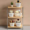 Multi-functional portable storage basket desk books stationery storage bathroom bath basket sundries finishing storage basket