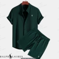 Short sleeve shorts green
