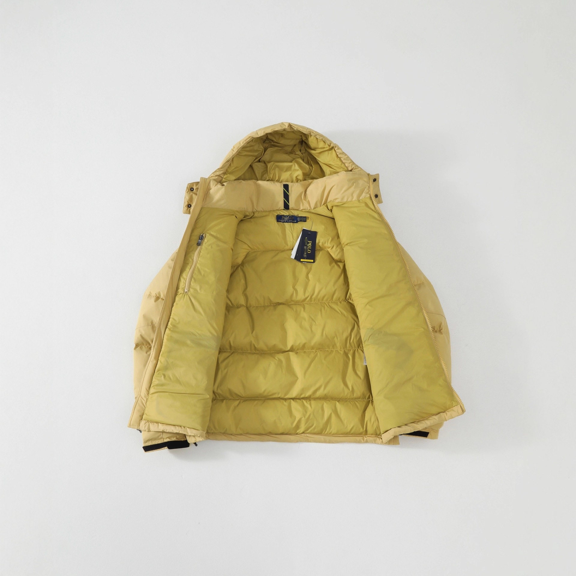 High-Quality Rl Laff down Jacket White Duck down Jacket Detachable Hood Windproof and Waterproof Couple Style Hooded Jacket