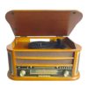 Retro phonograph vinyl record player old-fashioned record player CD player tape player radio integrated multifunctional speaker