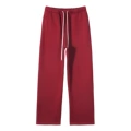 Pants-Dark Red