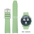 Light green white line