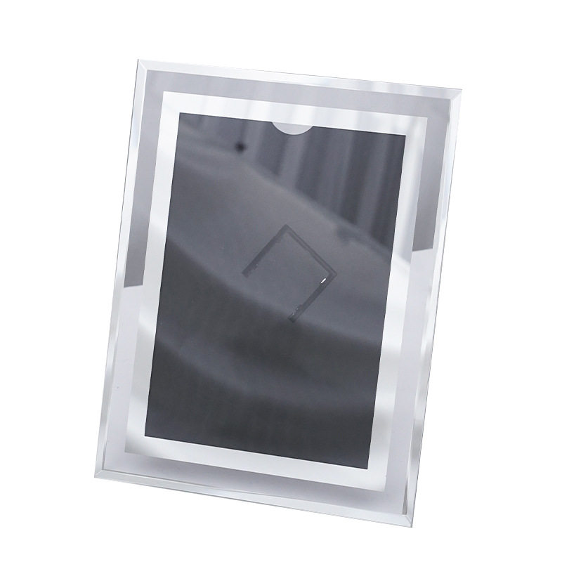 Baby Full Moon Photo Wedding Dress Desk Table Glass Photo Frame Newborn Transparent Crystal Hollow Photo Frame