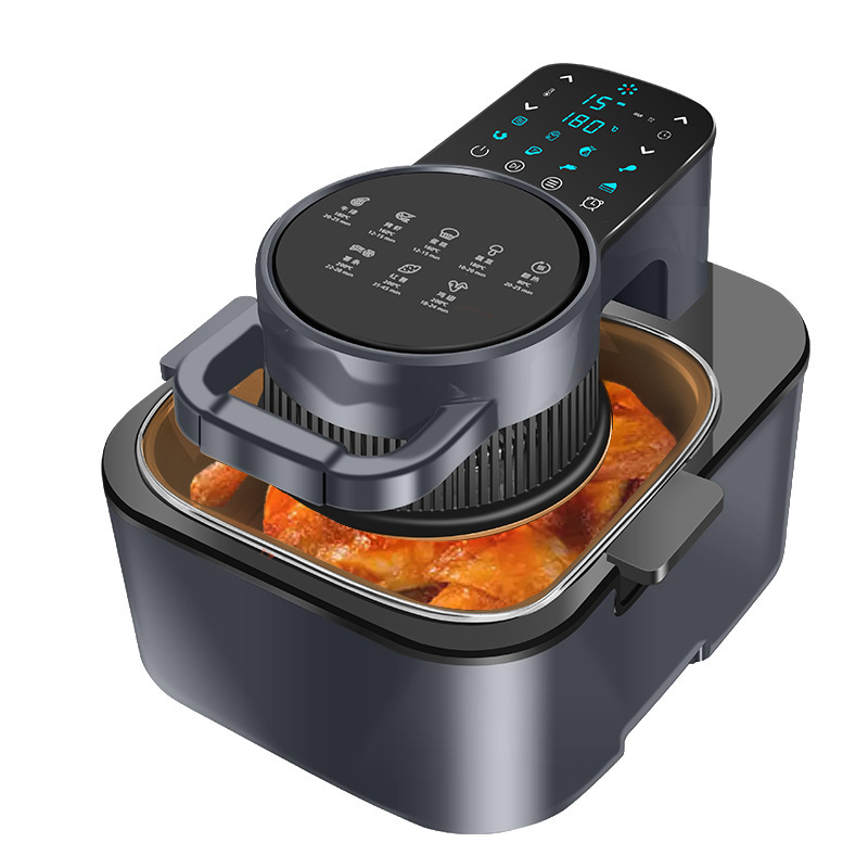 新款可视空气炸锅家用智能大容量9L自动智能能烤箱薯条一体机