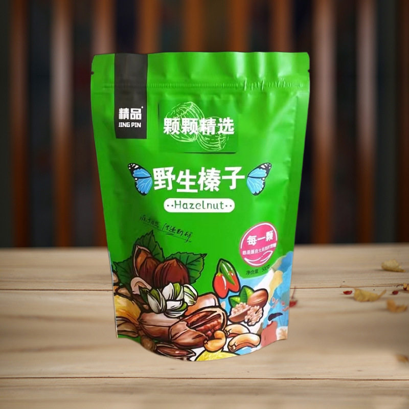Dried fruit packaging bag Xinjiang specialty pistachio cashew nut self-sealing bag 500g almond mulberry plastic food bag