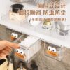 Cartoon Small Box Storage Box with Lid Cute Wall Hanging Transparent Dustproof Box Multi-functional Large Capacity Household