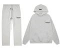 Deep oat sweatshirt+straight leg pants set