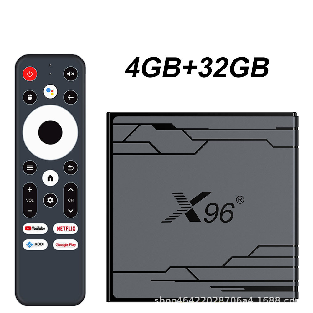 New Product X96Nex Network Set-Top Box S905Y5 Android 14Tv Box Export Model 4K Bluetooth Voice Wifi