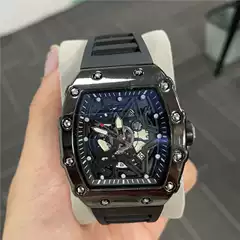 New Richard Barrel Men's Watch Luminous Aggressive High-Value Fashionable Quartz Non-Mechanical Wristwatch
