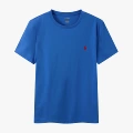 Round neck blue-red label