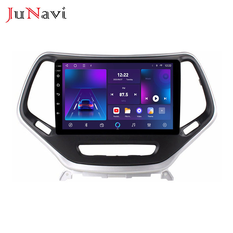 Suitable for Jeep Cherokee 14-18 Models Android Large-Screen Car Central Control Navigation Bluetooth Wireless Carplay