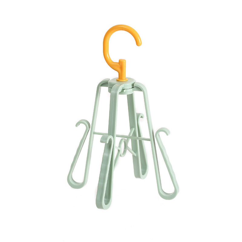 2023 Multifunctional Household Hook Shoe Rack for Drying Hats, Shoes, and Shoelaces, One Hook for Four Items, Rotating Shoe Rack, Foldable