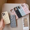Ins-Style Niche Three-Dimensional Wave Pattern Suitable for 15 Pro Max, Apple 16 Pro Phone Case, iPhone 17 Silicone Matte Finish
