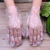 Disposable Gloves Thick Plastic Gloves Food Beauty Gloves Shampoo Kitchen Food Use 100 Pack Transparent Gloves