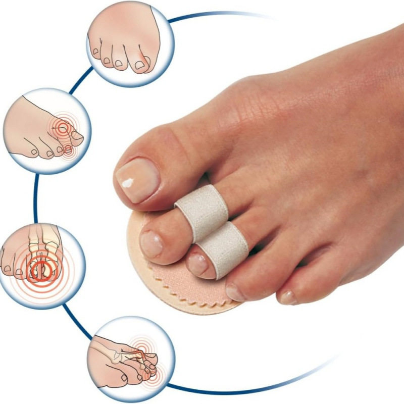 Cross-border hallux valgus overlapping toe correction pad hammer finger correction pad toe orthopedic insole for men and women