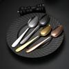 Golden Knife, Fork and Spoon Cross-Border Stainless Steel Tableware Steak Soup Spoon Western Food Knife Table Fork Table Spoon Wedding Tableware
