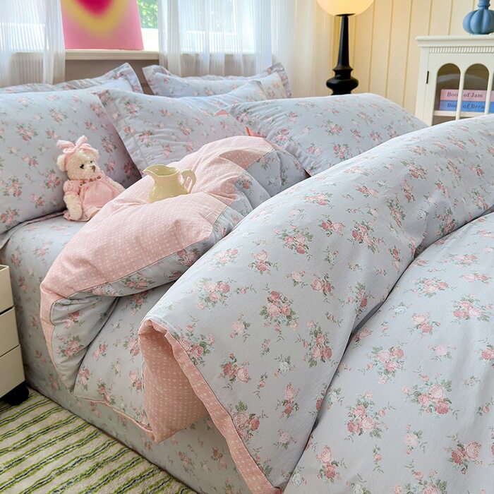 【100%両面ピュアコットン】冷羽ガーデン