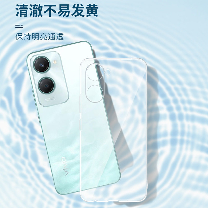 For transparent vivo Y55S Y36 mobile phone case Y37 Y35 Y32t Y30 Y31S Y66l soft silicone