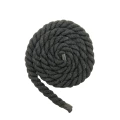 Dark gray thick hemp rope (no head) + dark gray semi-circular shoelaces