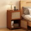 Rattan Bedside Table Simple Small Household Storage Cabinet Storage Cabinet Storage Rack Bedroom Simple Storage Rental House