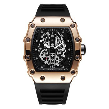 Foreign trade watch large dial men's quartz watch waterproof sports watch square Men's Watch luminous watch men's wholesale