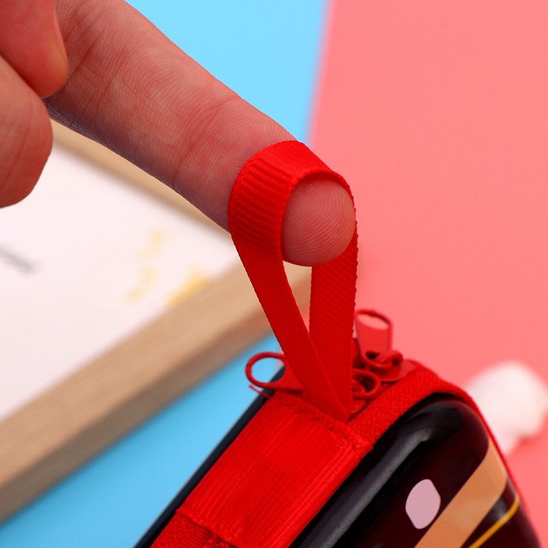 Creative Square Tinplate Coin Purse, Cute Marvel Coin Key Earphone Data Cable Storage Box, Creative Storage