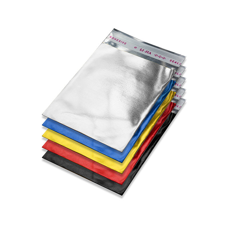 Colorful Self-Sealing Bags, Silver Jewelry Self-Adhesive Bags, Blind Bags, Card Sleeves, Sticky Pockets, Card Packaging Bags
