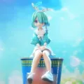 Seated alona (height 17cm)