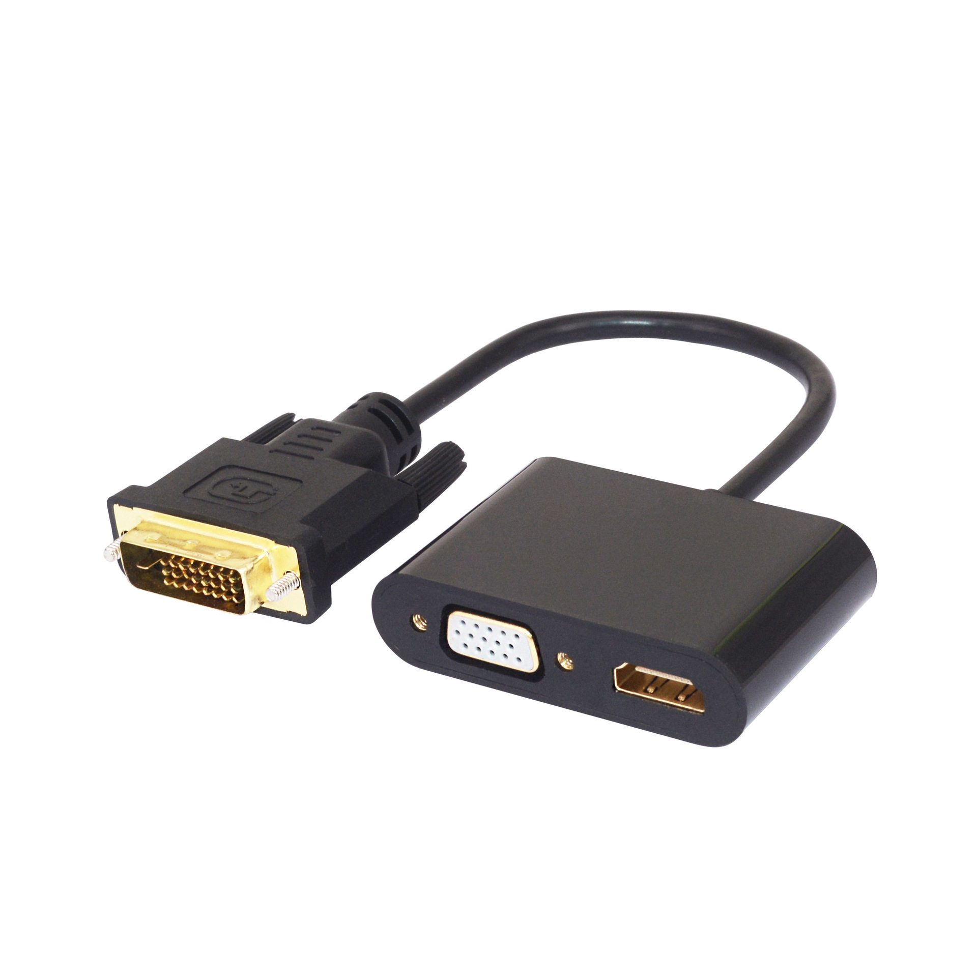 HDMI to Hdmi+Vga Two-In-One Vga to Vga+Hdmi Dvi to Hdmi+Vga