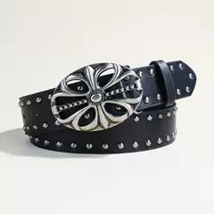 New trend belt women fashion personality willow nail youth belt punk snap casual pants with women factory wholesale