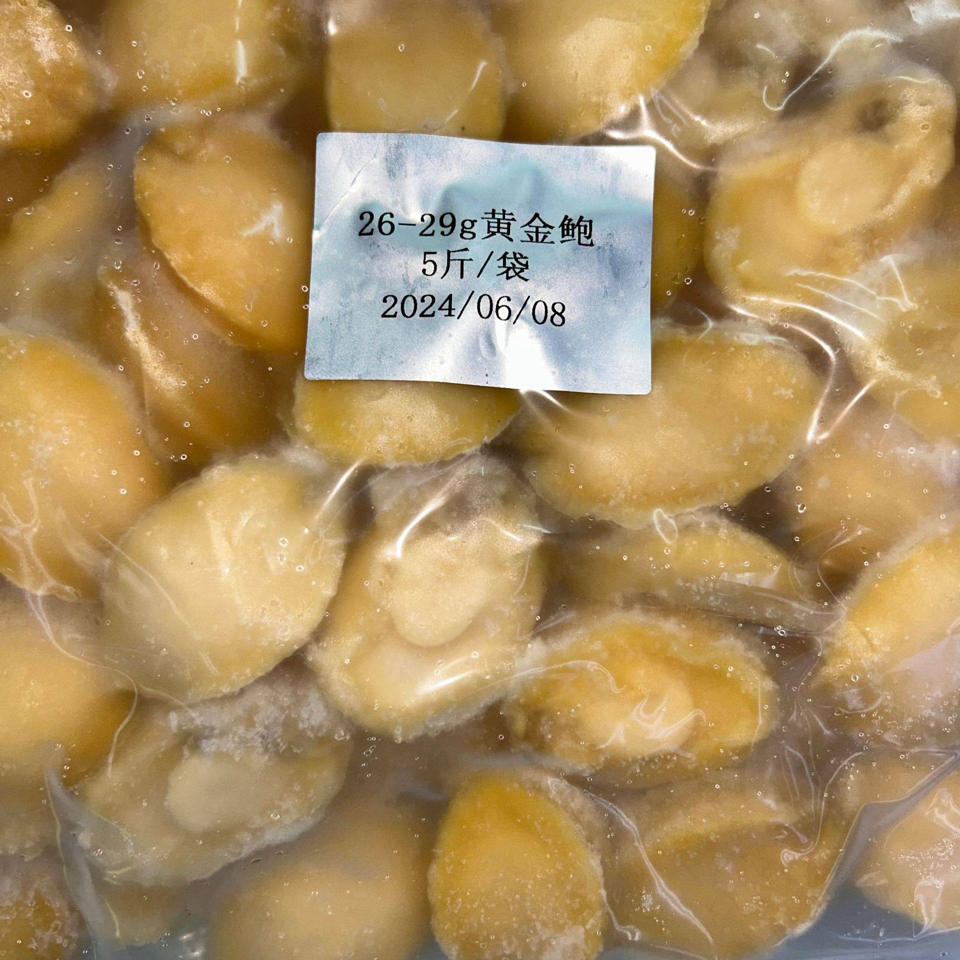 Salted Golden Abalone Meat Seafood Frozen Wholesale Live Cooked Frozen Shelled Thawed Ready-To-Cook Frozen Abalone