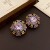 35#Серебряная игла-древнее золото-фиолетовый